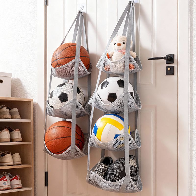 Sports Equipment Garage Storage - Настенный органайзер для хранения мячей с