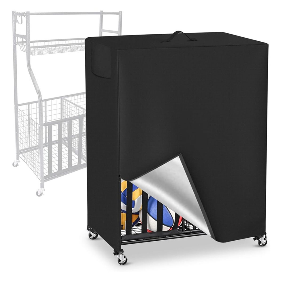 Sports Equipment Garage Storage - Чехол для баскетбольной стойки, органайзер для