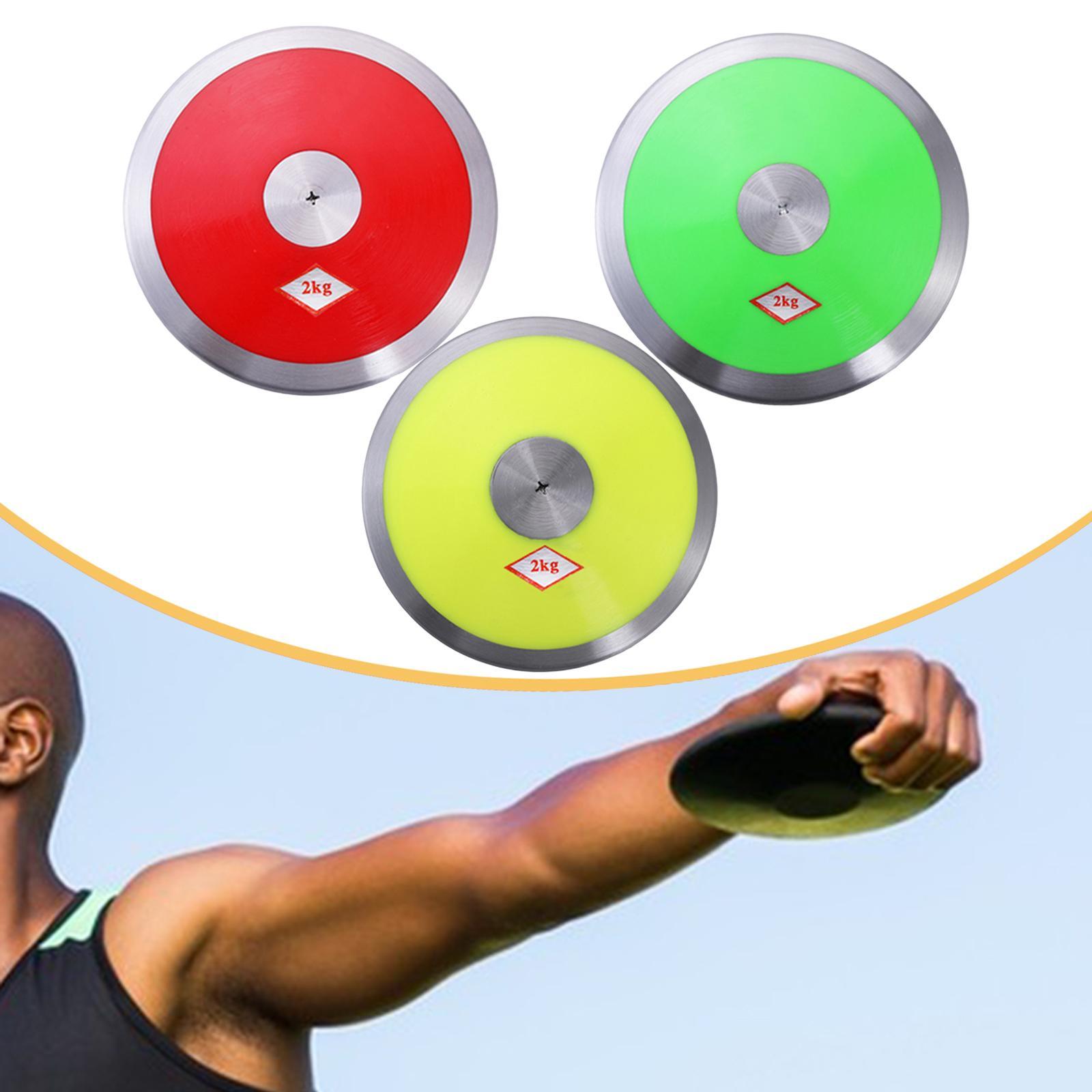 Discus Throw Training - Нейлоновое легкоатлетическое оборудование весом 2 кг,