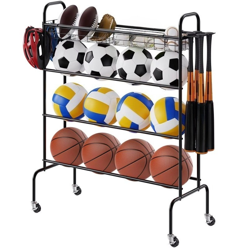 4-уровневая передвижная стойка – обзор и цена Sports Equipment Garage Storage