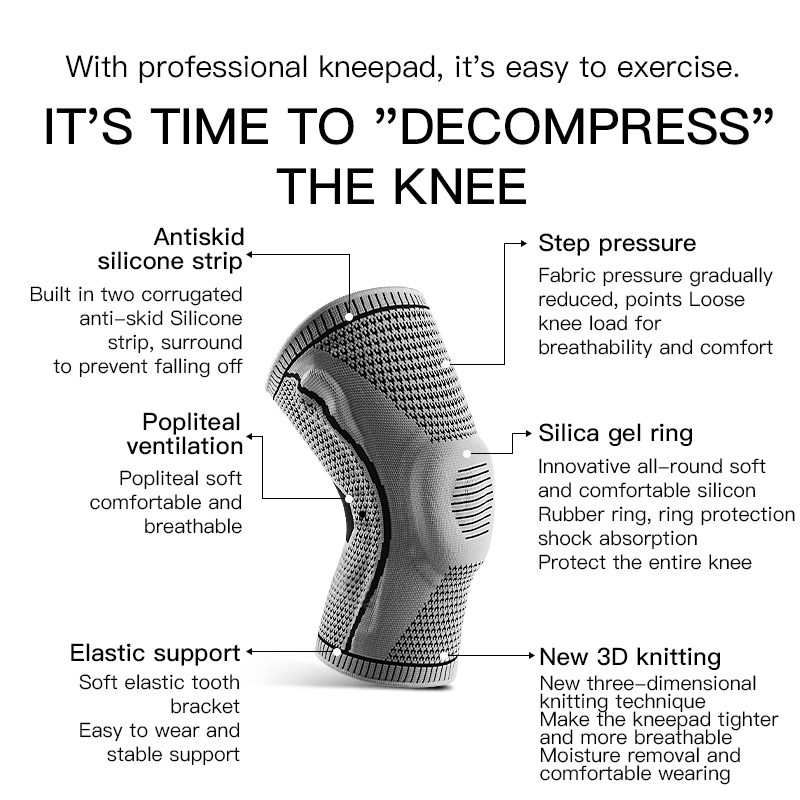   Эластичный силиконовый нейло – обзор и цена Volleyball Knee Pad
