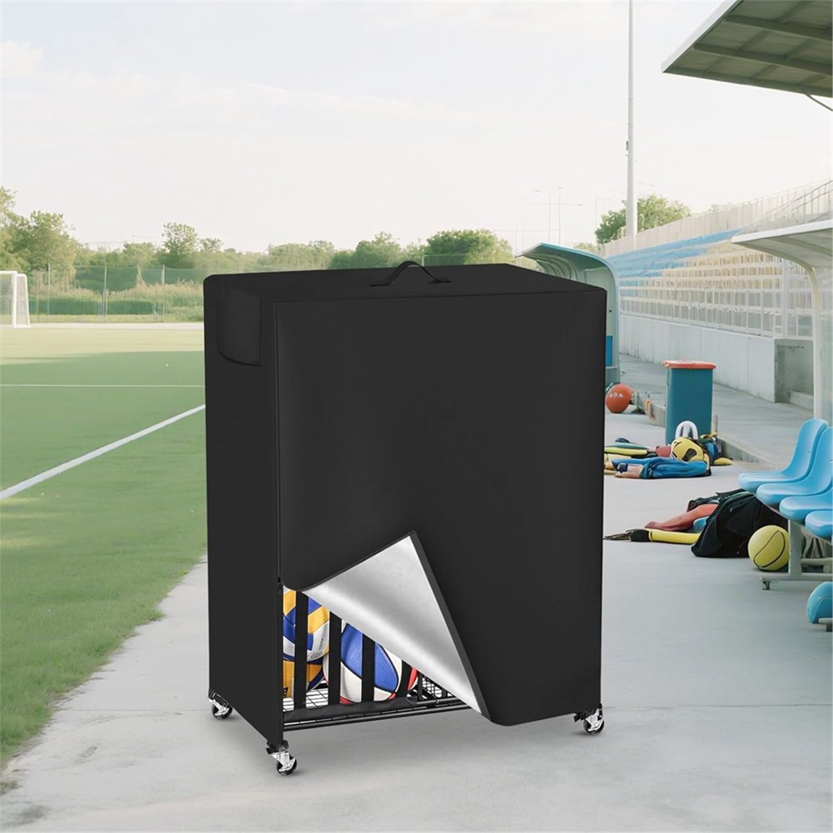 Чехол для баскетбольной стойки – обзор и цена Sports Equipment Garage Storage
