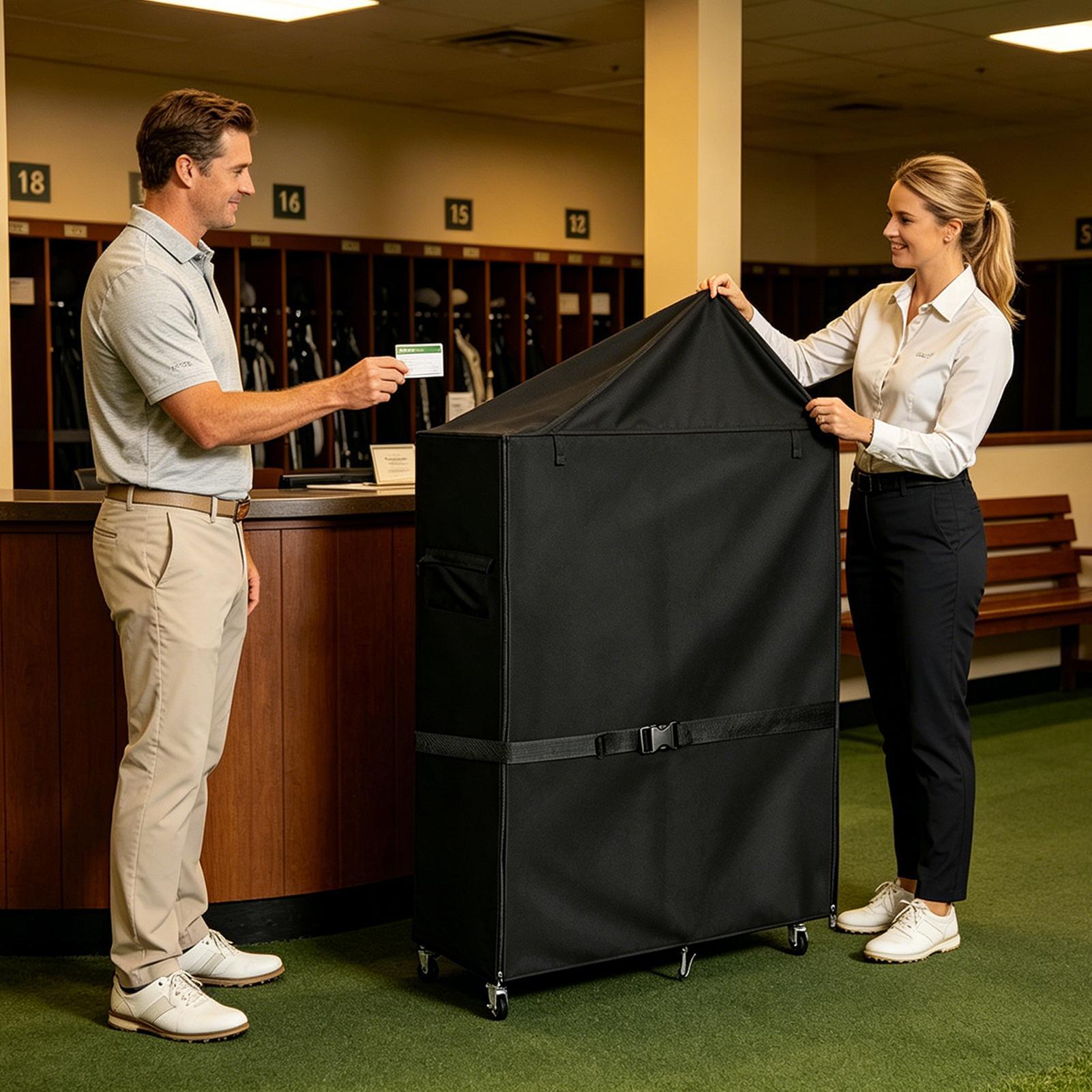 Чехол-подставка для гольф-сумк – обзор и цена Sports Equipment Garage Organizer