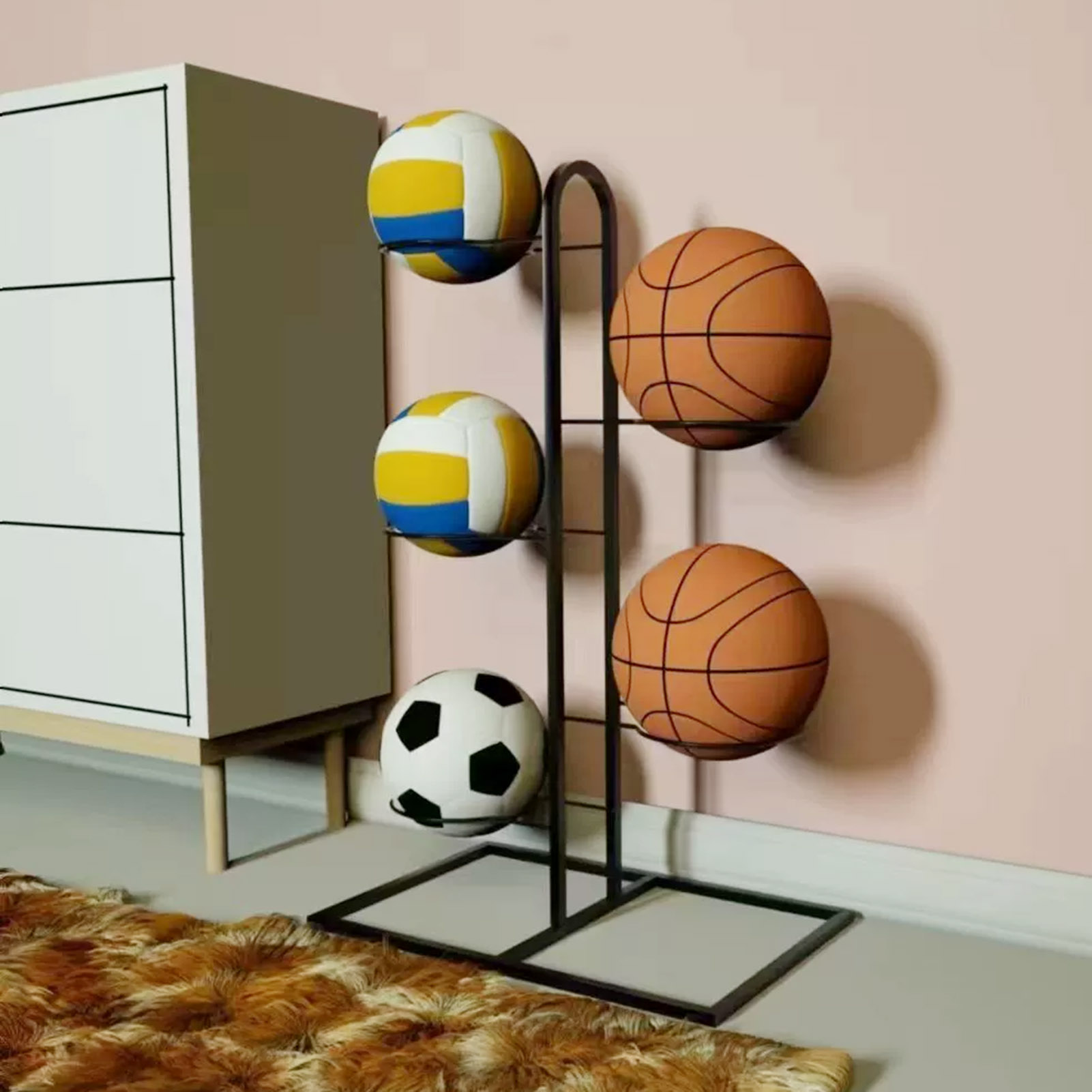 Складная баскетбольная стойка, – обзор и цена Sports Equipment Garage Storage