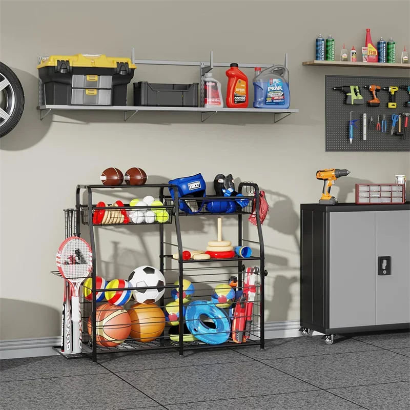 2026 Стойка для хранения мячей – обзор и цена Sports Equipment Garage Storage